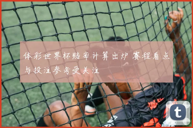体彩世界杯赔率计算出炉 赛程看点与投注参考受关注