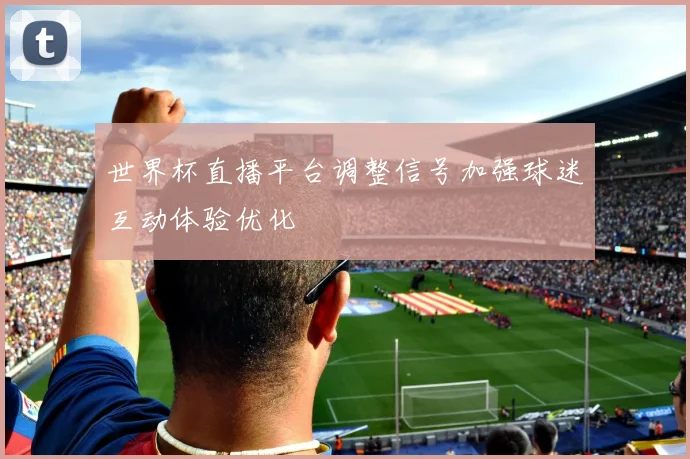 世界杯直播平台调整信号加强球迷互动体验优化