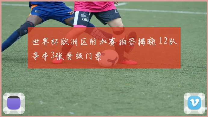世界杯欧洲区附加赛抽签揭晓 12队争夺3张晋级门票
