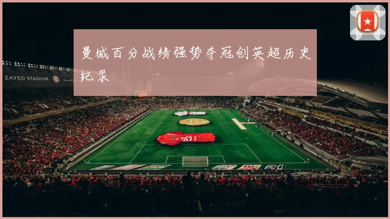 曼城百分战绩强势夺冠创英超历史纪录